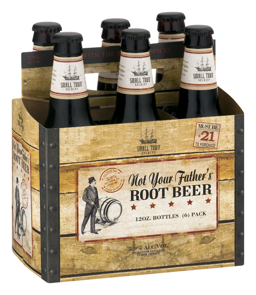 Small Town Brewery Not Your Father S Root Beer 6 Pack Hy Vee Aisles Online Grocery Shopping
