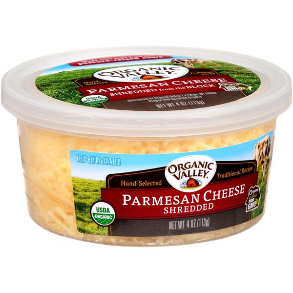 Organic Valley Parmesan Shredded Cheese HyVee Aisles Online Grocery