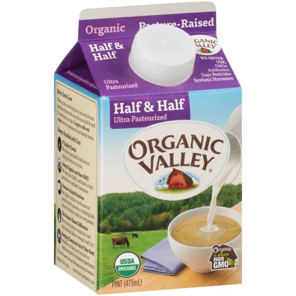 Organic Valley Half & Half | Hy-Vee Aisles Online Grocery Shopping