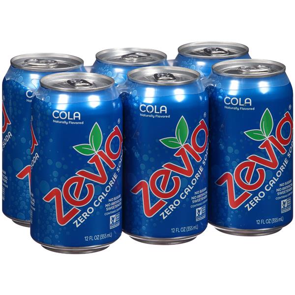 Zevia Zero Calorie Soda Cola 6 Pack | Hy-Vee Aisles Online Grocery Shopping