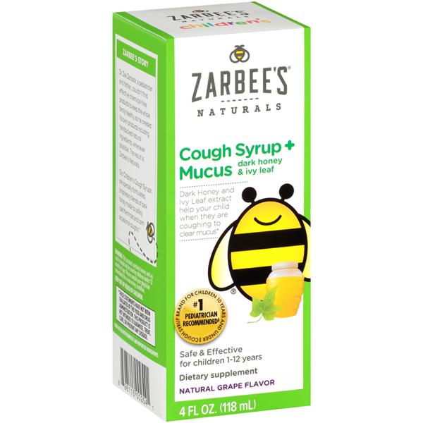 Zarbee's Naturals Children's Dark Honey & Ivy Leaf Cough ...