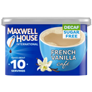 Maxwell House International Cafe Sugar Free Decaffeinated French Vanilla Cafe-Style Beverage Mix