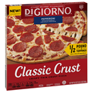 DiGiorno Classic Crust Pepperoni Pizza on a Crispy Thin Crust