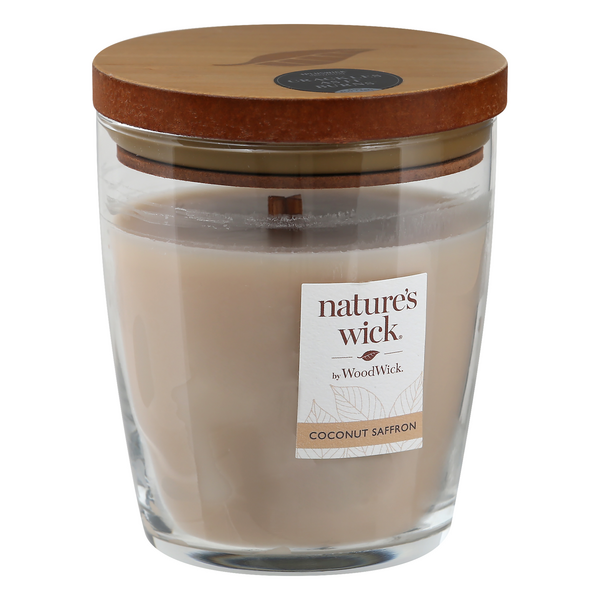 Candles Natures Wick Coconut Saffron Candle