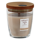 Wood Wick Natures Wick Candle, Coconut Saffron