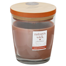 Nature's Wick Candle, Warm Suedewood