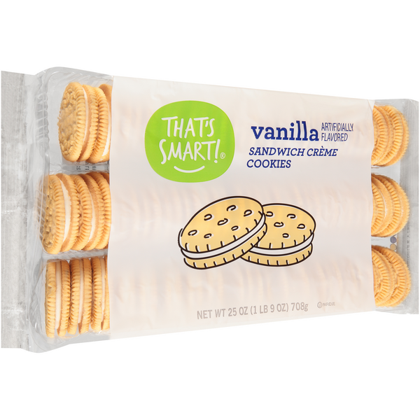 Great Value Lemon Sandwich Creme Cookies, Family Size, 25 Oz ...