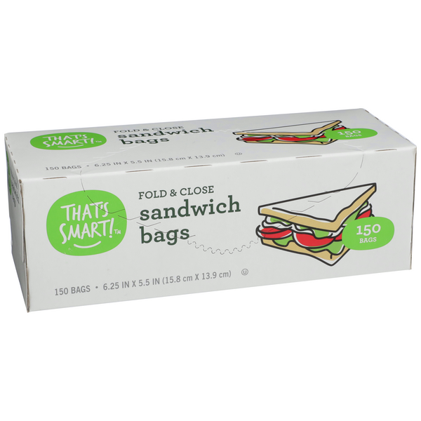 That's Smart! Fold & Close Sandwich Bags