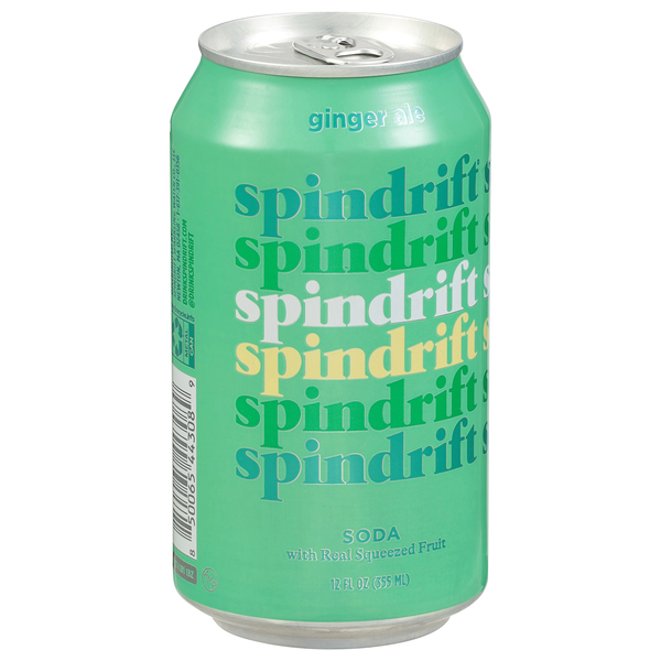 Spindrift Ginger Ale Soda 12 fl oz | Hy-Vee Aisles Online Grocery