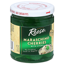 Reese Green Maraschino Cherries with Stems