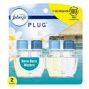 Febreze PLUG Air Freshener Refills Bora Bora Waters 2Ct