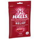 Halls Cherry Cough Suppressant/Oral Anesthetic Menthol Drops