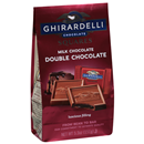 Ghirardelli Milk Chocolate, Double Chocolate, Squares