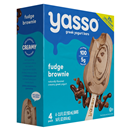 Yasso Frozen GreekY ogurt Bars, Fudge Brownie, 4-3.5 fl oz