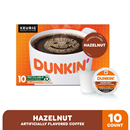 Dunkin Donuts Hazelnut K-Cups 10 Count