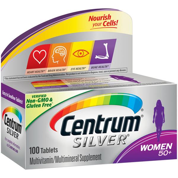 Centrum Silver Women 50+ Multivitamin/Multimineral Supplement | Hy-Vee ...