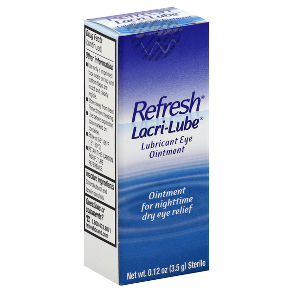Refresh Lacri-Lube Lubricant Eye Ointment - 0.12 oz. Refresh Lacri-Lube Lubricant Eye Ointment - 0.12 oz.