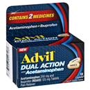 Advil Dual Action with Acetaminophen, Caplets