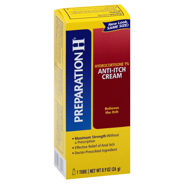 Preparation H Anti-Itch Hemorrhoid Treatment Cream with