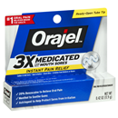 Orajel 3X Medicated for All Mouth Sores Instant Pain Relief