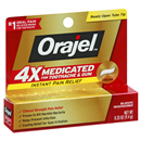 Orajel 4X Medicated Toothache & Gum Instant Pain Relief Cream