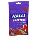 Halls Breezers Cool Berry Pectin Throat Drops