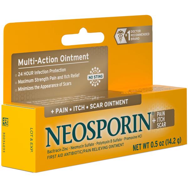 Neosporin MultiAction + Pain Itch Scar First Aid Antibiotic/Pain