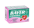 Bayer Chewable Low Dose Cherry Flavor 81mg Tablets