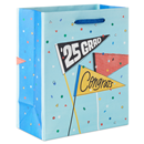 Hallmark 6.5" Small Graduation Gift Bag (Congrats Pennants On Blue)