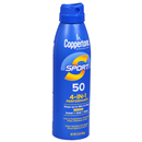 Coppertone Sport 50, 4-in-1 Sunscreen Spray