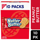 Nabisco Nutter Butter Peanut Butter Sandwich Cookies, 10-1 oz Packs