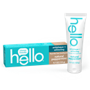 Hello Antiplaque + Whitening Fluoride Free Toothpaste Natural Peppermint with Tea Tree + Coconut Oil