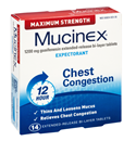 Mucinex Maximum Strength Extended-Release Bi-Layer Expectorant Tablets