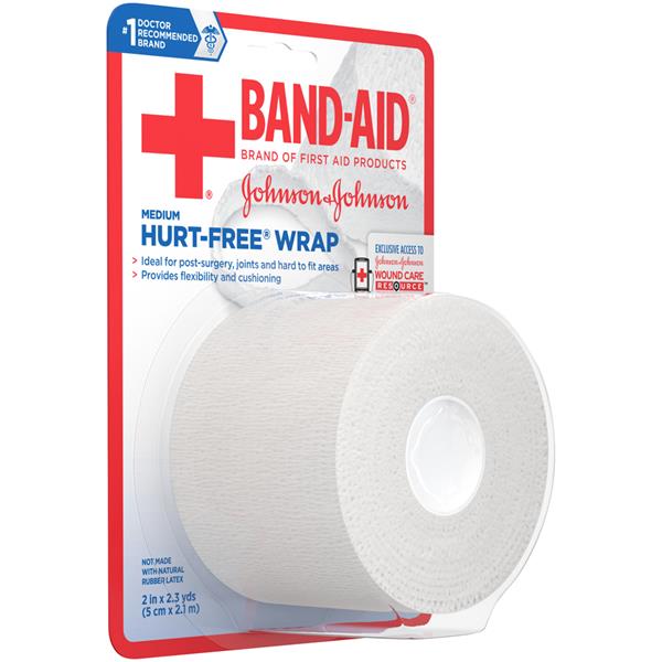 BandAid First Aid Medium 2 in. HurtFree Wrap HyVee Aisles Online Grocery Shopping