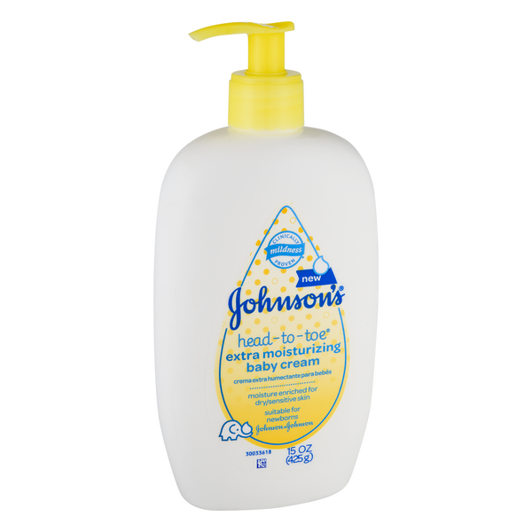 Johnson's Head-to-Toe Extra Moisturizing Baby Cream | Hy-Vee