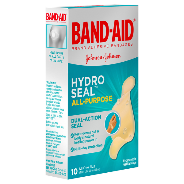 Band-Aid Hydro Seal All Purpose All One Size Adhesive Bandages | Hy-Vee ...