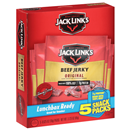 Jack Link's Beef Jerky, Original, Snack Packs, 5-0.625 oz Packs
