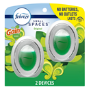 Febreze Small Spaces Air Freshener with Gain Scent, Original, 2Ct