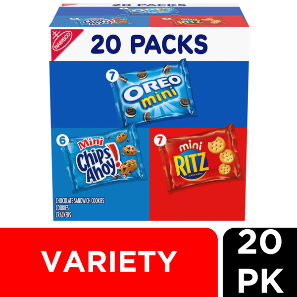 Nabisco Sweet & Savory Mix Oreo Mini, Mini Chips Ahoy! & Mini Ritz