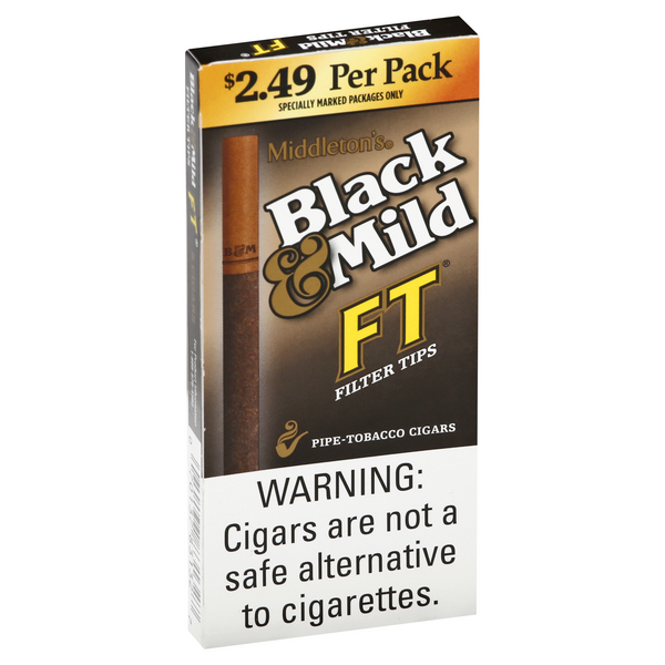 Middletons Black & Mild Filter Tips Cigars Pre-Priced