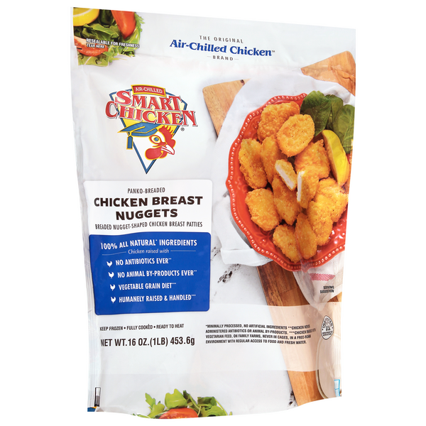 Smart Chicken Nuggets, Chicken Breast, Panko-Breaded - 16 oz