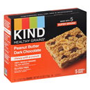 KIND Healthy Grains Peanut Butter Dark Chocolate Granola Bars 5-1.2 oz Bars
