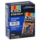 Kind Energy Bars, Chocolate Chunk 6-2.1 oz. Bars