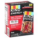 Kind Energy Bars, Dark Chocolate Peanut Butter 6-2.1 oz. Bars