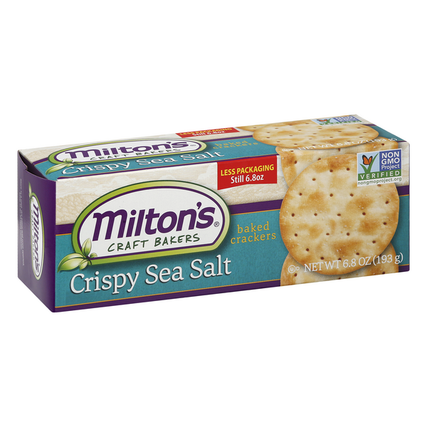Miltons Baked Crackers, Crispy Sea Salt HyVee Aisles Online Grocery