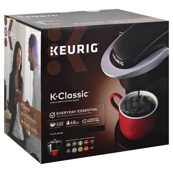 Keurig K50 Classic Coffee Maker BlackSilver - Office Depot