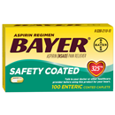 Bayer Aspirin Regimen Pain Reliever 325mg Enteric Coated Caplets