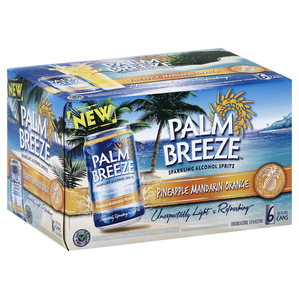 Palm Breeze Pineapple Mandarin Orange 6 Pack | Hy-Vee Aisles
