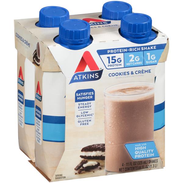 Atkins Cookies & Creme Protein Rich Shakes 4Pk HyVee Aisles Online