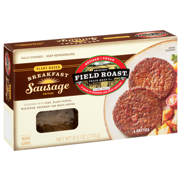 Field Roast Breakfast Sausage Patties, Plant Based 4Ct HyVee Aisles Online Grocery Shopping